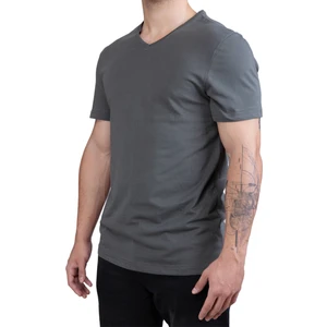 Unisex V Yaka Regular Fit Casual Basic T-Shirt