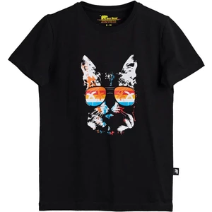 Bad Bear Manx Siyah Baskılı Çocuk Tişört