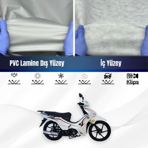 Ultra Shop Kuba Ege 100 Su Geçirmez Motosiklet Branda 4 Mevsime Uygun Motor Branda