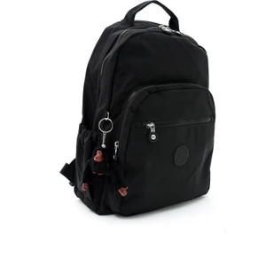 Unisex Suya Dayanıklı Krinkıl Kumaş Çok Gözlü Büyük  Boy Laptop Okul ve Sırt Çantası