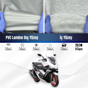 Ultra Shop Kymco Xciting Vs 400 Su Geçirmez Motosiklet Branda 4 Mevsime Uygun Motor Branda
