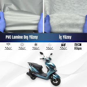 Ultra Shop Kuba Space 50 Pro Su Geçirmez Motosiklet Branda 4 Mevsime Uygun Motor Branda