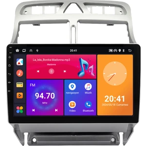Peugeot 307 (2001-2008) Android 14 Multimedya - 2 GB Ram - 32 GB Hafıza - Carplay CRV4424XP