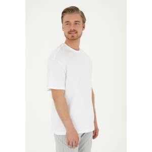 U.S. Polo Assn. Erkek Beyaz Tişört 50294216-VR013