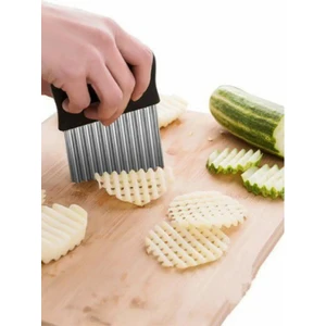 Cips Patates Doğrayıcı Chips Chopper Şekilli Sebze ve Meyve Dilimleyici