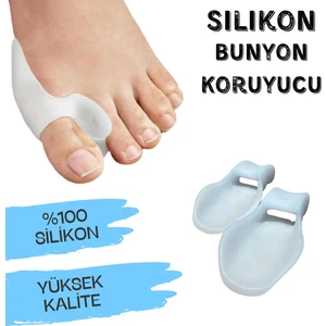 Ayak Baş Parmak Koruyucu Silikon Makaralı Bunyon Yüksek Kalite Halluks Walgus Makarası