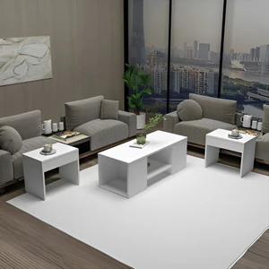 3 Lü Takım Zigonlu  Orta Sehpa