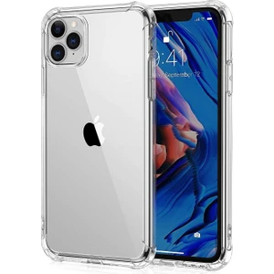 Cepte Aksesuar Apple iPhone 11 Pro Uyumlu Kılıf Kamera Korumalı Silikon Zore Biye Arka Kapak