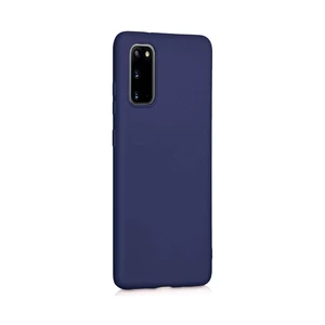 Cepte Aksesuar Samsung Galaxy S20 Uyumlu Kılıf Kamera Korumalı Silikon Zore Biye Arka Kapak