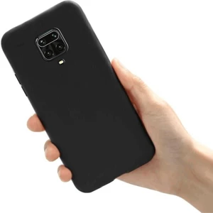 Cepte Aksesuar Xiaomi Redmi Note 9s Uyumlu Kılıf Kamera Korumalı Silikon Zore Biye Arka Kapak