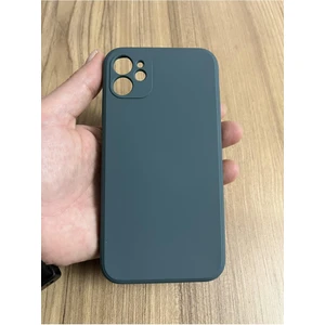 Cepte Aksesuar iPhone 11 Uyumlu Kılıf Kamera Korumalı Silikon Zore Biye Arka Kapak