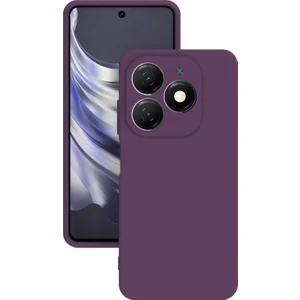 Cepte Aksesuar Tecno Spark 20 Pro Uyumlu Kılıf Kamera Korumalı Silikon Zore Biye Arka Kapak