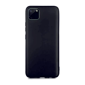 Cepte Aksesuar Realme C20 Uyumlu Kılıf Kamera Korumalı Silikon Zore Biye Arka Kapak