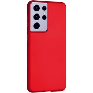 Cepte Aksesuar Samsung Galaxy S21 Ultra Uyumlu Kılıf Kamera Korumalı Silikon Zore Biye Arka Kapak