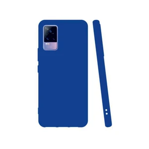 Cepte Aksesuar Vivo V21E Uyumlu Kılıf Kamera Korumalı Silikon Zore Biye Arka Kapak