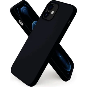 Cepte Aksesuar Apple iPhone 12 Mini Uyumlu Kılıf Kamera Korumalı Silikon Zore Biye Arka Kapak