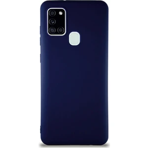 Cepte Aksesuar Samsung Galaxy A21S Uyumlu Kılıf Kamera Korumalı Silikon Zore Biye Arka Kapak