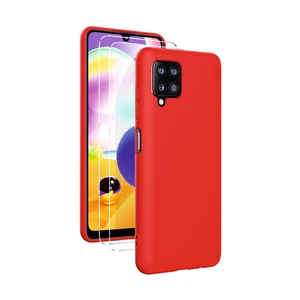 Cepte Aksesuar Samsung Galaxy M22 Uyumlu Kılıf Kamera Korumalı Silikon Zore Biye Arka Kapak