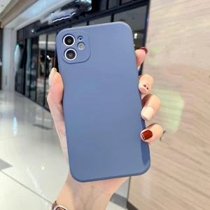 Cepte Aksesuar Apple iPhone 11 Uyumlu Kılıf Kamera Korumalı Silikon Zore Biye Arka Kapak