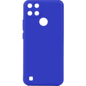 Cepte Aksesuar Realme C25Y Uyumlu Kılıf Kamera Korumalı Silikon Zore Biye Arka Kapak