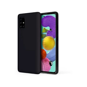 Cepte Aksesuar Samsung Galaxy A71 Uyumlu Kılıf Kamera Korumalı Silikon Zore Biye Arka Kapak