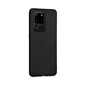 Cepte Aksesuar Samsung Galaxy S20 Ultra Uyumlu Kılıf Kamera Korumalı Silikon Zore Biye Arka Kapak
