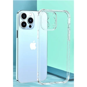 Cepte Aksesuar Apple iPhone 13 Pro Max Uyumlu Kılıf Kamera Korumalı Silikon Zore Biye Arka Kapak