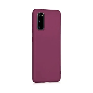 Cepte Aksesuar Samsung Galaxy S20 Uyumlu Kılıf Kamera Korumalı Silikon Zore Biye Arka Kapak