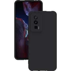 Cepte Aksesuar Xiaomi Poco F5 Pro Uyumlu Kılıf Kamera Korumalı Silikon Zore Biye Arka Kapak
