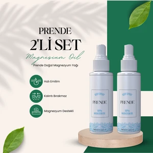 2'li Set Doğal Magnezyum Spray Magnesium Oil Spray 100ML+100ML