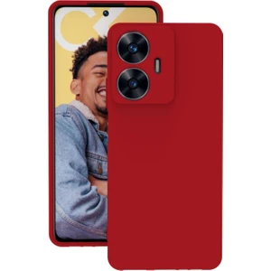 Cepte Aksesuar Realme C55 Uyumlu Kılıf Kamera Korumalı Silikon Zore Biye Arka Kapak