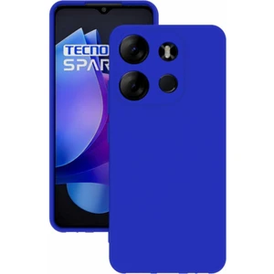 Cepte Aksesuar Tecno Spark Go 2023 Uyumlu Kılıf Kamera Korumalı Silikon Zore Biye Arka Kapak