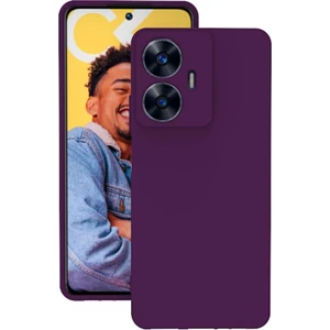 Cepte Aksesuar Realme C55 Uyumlu Kılıf Kamera Korumalı Silikon Zore Biye Arka Kapak