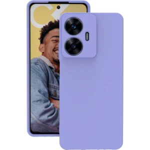 Cepte Aksesuar Realme C55 Uyumlu Kılıf Kamera Korumalı Silikon Zore Biye Arka Kapak