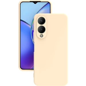 Cepte Aksesuar Vivo Y17S Uyumlu Kılıf Kamera Korumalı Silikon Zore Biye Arka Kapak