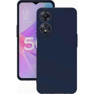 Cepte Aksesuar Oppo A58 Silikon Uyumlu Kılıf Kamera Korumalı Silikon Zore Biye Arka Kapak