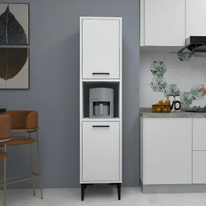 Gke Home Mutfak Dolabı 2 Kapaklı 5 Raflı Çok Amaçlı Mutfak Dolabı