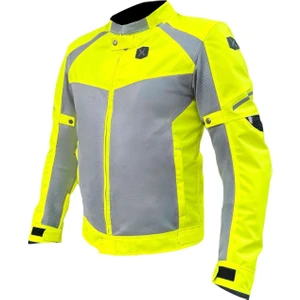 x Speed X-Evo Fileli Yazlık Motosiklet Montu Neon