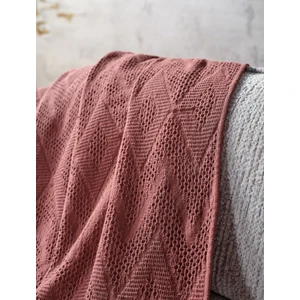 Doqu Home Adora Koltuk Şalı Gül Kurusu - 130X170 cm