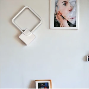 Fer Avize Enisa Modern Tasarım Beyaz Renk Gün Işığı Ledli Banyo - Mutfak - Salon LED Duvar Aplik