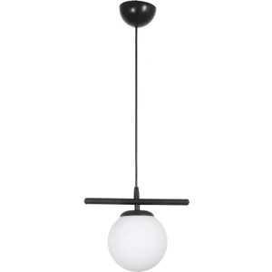 Fer Avize Ekobe Modern Tasarım Cafe - Mutfak - Salon - Hol Siyah Renk Beyaz Camlı Tekli Avize