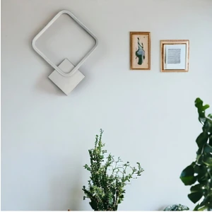 Fer Avize Enisa Modern Tasarım Gri Renk Gün Işığı Ledli Banyo - Mutfak - Salon LED Duvar Aplik