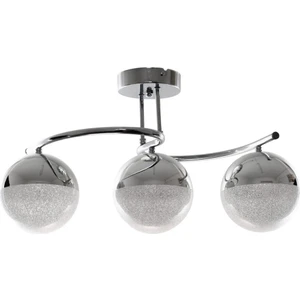 Fer Avize Fuji Modern Dekoratif Krom Renk Salon - Mutfak - Yatak Odası 3 Lü LED Avize