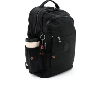 Unisex Suya Dayanıklı Krinkıl Kumaş Çok Gözlü Büyük Boy Laptop Okul ve Sırt Çantası
