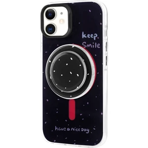 PineApple TR Apple iPhone 11 Zore Magsafe Şarj Özellikli Tak-Çıkar Pop Soketli Zore Tiktok Kapak-Siyah