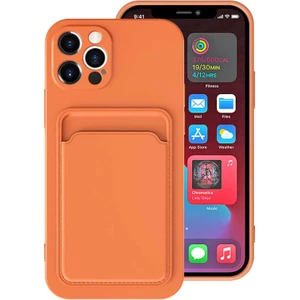 PineApple TR Apple iPhone 12 Pro Max Uyumlu ​​zore Ofix Kapak-Turuncu