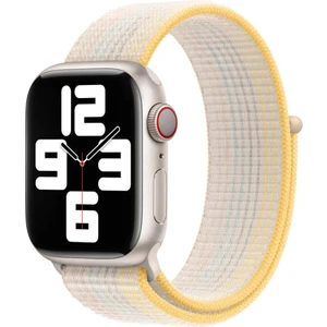 PineApple TR Watch Ultra 49MM Kordon Uyumlu Krd-03 Hasır Strap Kayış Zore Starlight