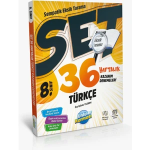 Ünlüler Karması 8. Sınıf LGS Sempatik Türkçe 36 Haftalık Kazanım Denemeleri