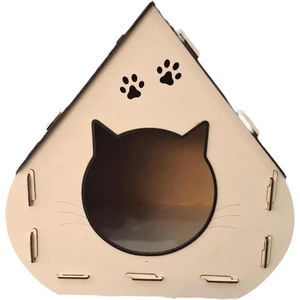 Kedi Evi Tek Katlı Kedinize Özel Isimli