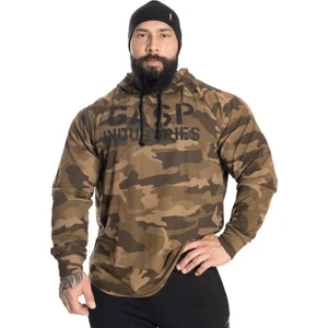 L/s Thermal Hoodie, Green Camoprint